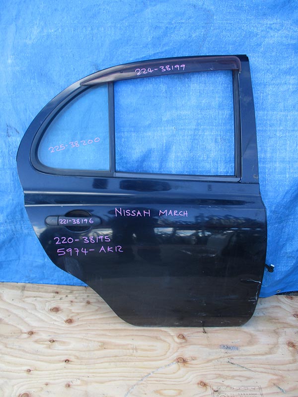Used Nissan March DOOR SHELL REAR RIGHT